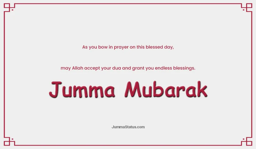 Jumma Mubarak Messages