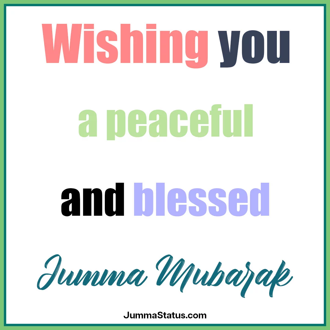 Beautiful images of Jumma Mubarak